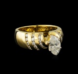 1.69 ctw Diamond Ring - 14KT Yellow Gold