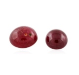 11.36 ctw. Cabochon Cut Ruby Parcel