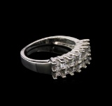 0.91 ctw Diamond Ring - 14KT White Gold