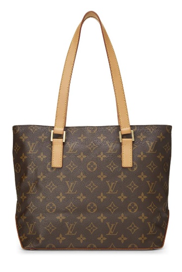 Louis Vuitton Monogram Canvas Leather Cabas Piano Shoulder Bag