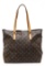 Louis Vuitton Monogram Canvas Leather Cabas Mezzo Shoulder Bag