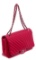 Chanel Red Chevron Quilted Leather Maxi Flap Bag