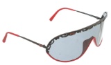 Christian Dior Red Black Acryllic Sunglasses