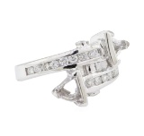 0.40 ctw Diamond Ring - 14KT White Gold