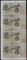 Uncut Sheet of (4) State of Louisiana Baby Bond Obsolete Notes