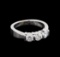 1.04 ctw Diamond Ring - 14KT White Gold