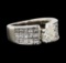 2.90 ctw Diamond Ring - 14KT White Gold