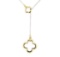 Mouawad Clover Necklace - 18KT Yellow and White Gold