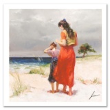 Beach Walk by Pino (1939-2010)