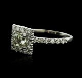 14KT White Gold 1.31 ctw Diamond Ring