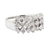 1.32 ctw Diamond Ring - 18KT White Gold