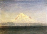 Snowy Mountains in the Pacific Northwest by Albert Bierstadt