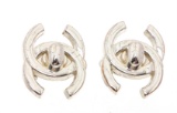 Chanel CC Turn Lock Clip-On Earrings