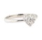 0.41 ctw Diamond Heart Shaped Ring - 14KT White Gold