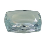 4.36 ct. Natural Cushion Cut Aquamarine