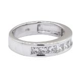 1 ctw Diamond Band - 14KT White Gold