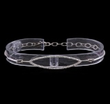 0.40 ctw Diamond Bracelet - 14KT White Gold