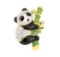 0.30 ctw Diamond Panda Pin - 14KT Yellow Gold