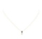 0.30 ctw Diamond Solitaire Pendant with Chain - 14KT Yellow Gold