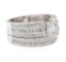 1.63 ctw Diamond Ring And Band - 14KT White Gold
