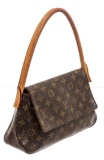 Louis Vuitton Monogram Canvas Leather Mini Looping Bag