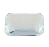 4.00 ct.Natural Emerald Cut Aquamarine