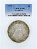 1900 $1 Lafayette Commemorative Dollar Coin PCGS MS62