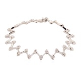 0.76 ctw Diamond Bracelet - 18KT White Gold