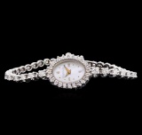 Tourneau 14KT White Gold Diamond Ladies Watch