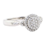 0.50 ctw Diamond Ring - 14KT White Gold