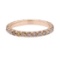 1.00 ctw Chocolate Diamond Eternity Ring - 14KT Rose Gold