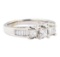 1.00 ctw Diamond Ring - 14KT White Gold