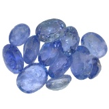 15.47 ctw Oval Mixed Tanzanite Parcel