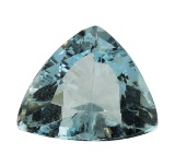 3.01 ct.Natural Trilliant Cut Aquamarine