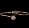 0.51 ctw Diamond and Pearl Bracelet - 14KT Rose Gold