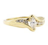 0.50 ctw Diamond Ring - 14KT Yellow Gold