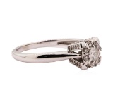 0.50 ctw Diamond Ring - 14KT White Gold