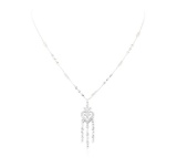 1.00 ctw Diamond Necklace - 14KT White Gold