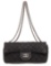 Chanel Black Fabric East West Reissue Flap Bag