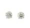 1.41 ctw Diamond Stud Earrings - 14KT White Gold