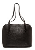 Louis Vuitton Black Epi Leather Lussac Shoulder Bag