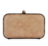 Natural Tufted Evening Clutch