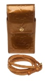 Louis Vuitton Bronze Monogram Vernis Leather Cell Phone Case