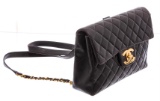 Chanel Black Quilted Lambskin Leather Jumbo XL Backpack