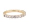 0.50 ctw Diamond Band - 14KT Yellow Gold