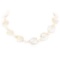 Baroque Coin Pearl Necklace - 18KT Yellow Gold
