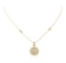 0.35 ctw Diamond Necklace - 14KT Yellow Gold