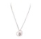 1.20 ctw Diamond Pendant And Chain - 18KT White Gold