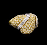 5.40 ctw Diamond Ring - 18KT Yellow Gold