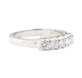 0.50 ctw Diamond Five-Stone Ring - 14KT White Gold